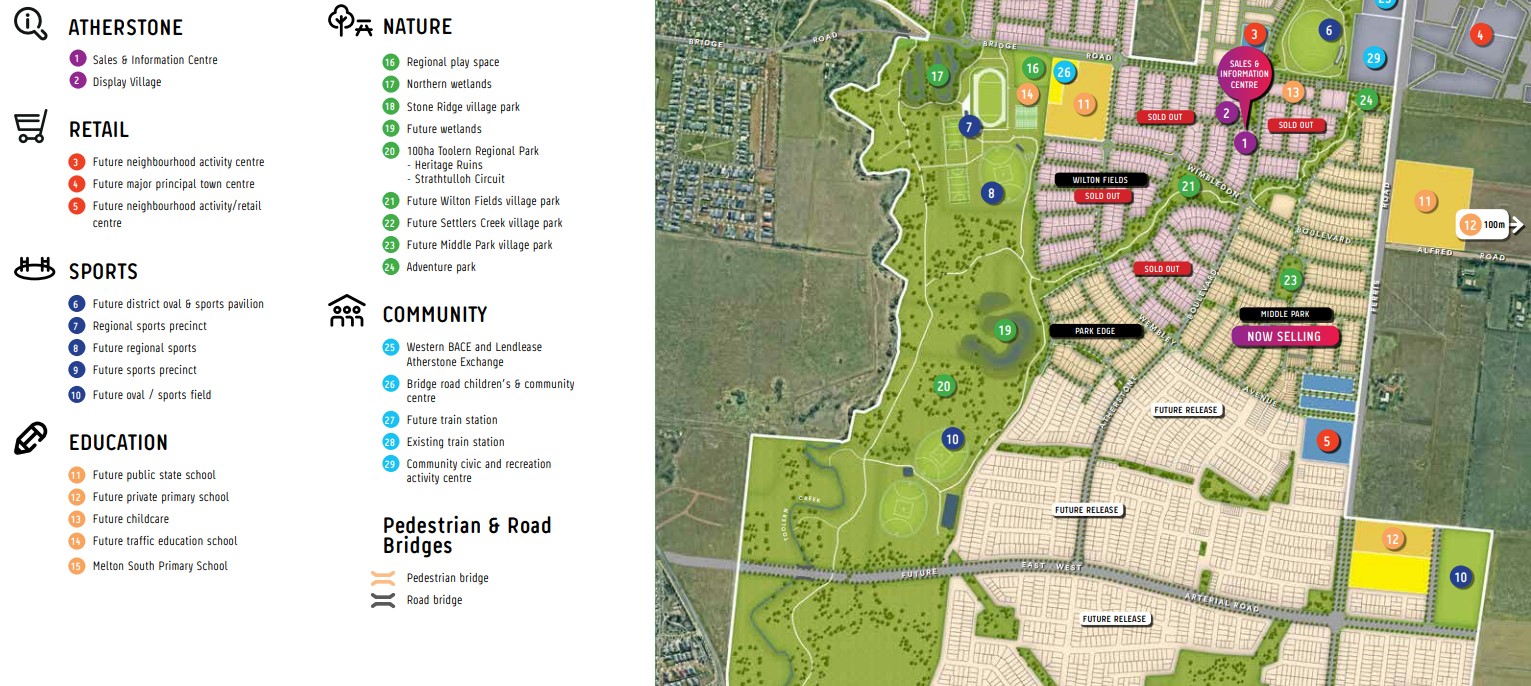 Lendlease redevelopment – Atherstone Master planned Community (source Lendlease website)